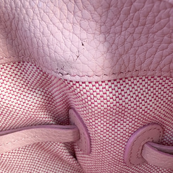 Dooney & Bourke Pink Leather Large Chiara Shoulder Bag Tote Pebbled Leather - Picture 10 of 15